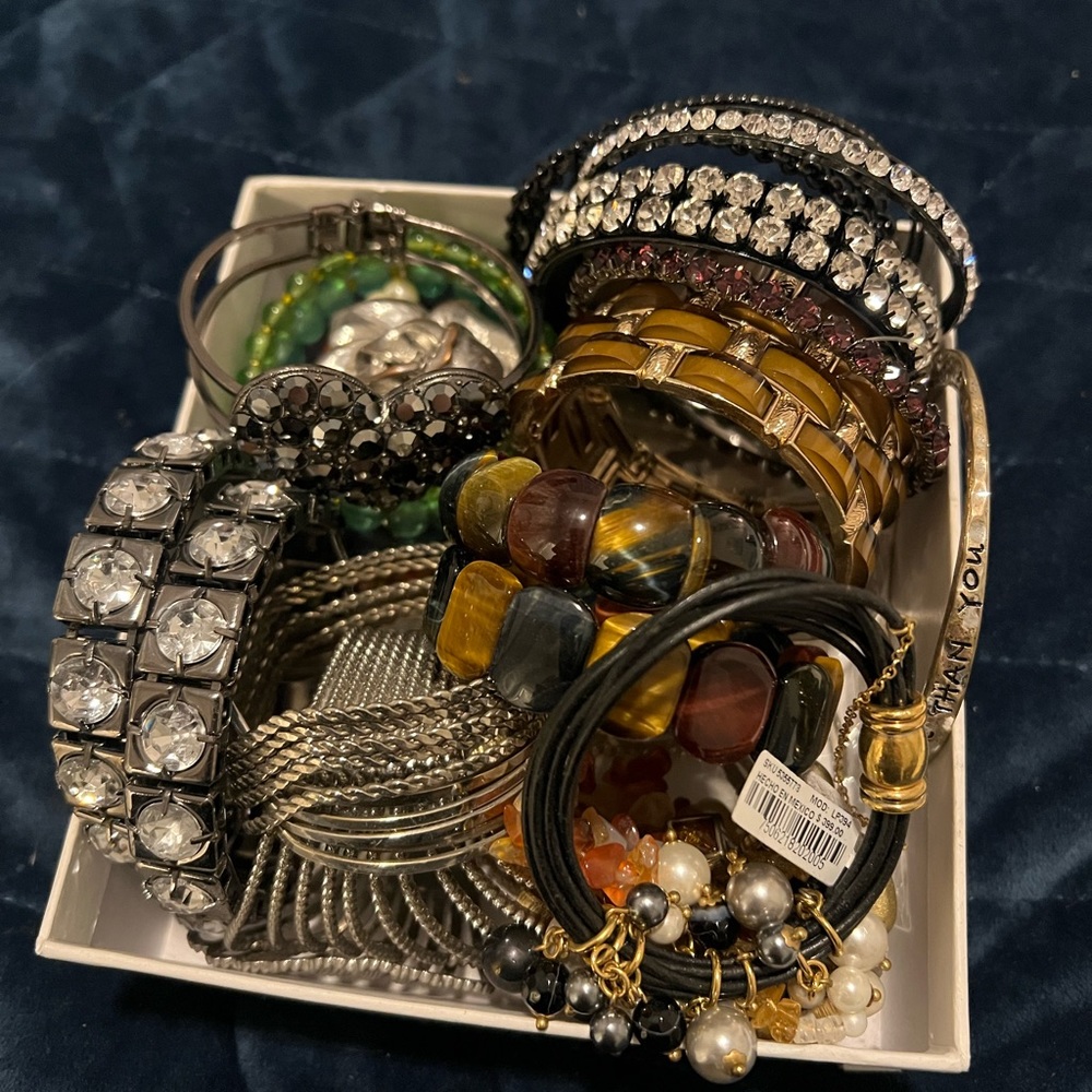 Box of bracelets. All for the one price